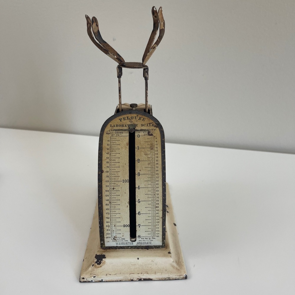 Pelouze Antique Laboratory Scale 230 Grams Vintage 1900s USA